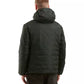 Chic Green Men's Winter Jacket – Smooth & Quilted