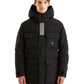 Elegant Water-Resistant Parka with Detachable Hood