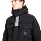 Elegant Water-Resistant Parka with Detachable Hood