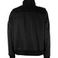 Elegant Virgin Wool Men's Bomber with Fur Collar