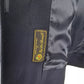 Elegant Virgin Wool Short Coat with Fur Detail