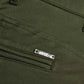 Elegant Stretch Cotton Trousers with Rhinestone Detail
