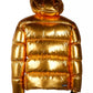 Exquisite Golden Puffer Jacket with Hood