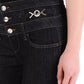 Embellished High-Waist Skinny Jeans