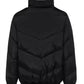 Sleek Black Down Jacket with Classic Logo