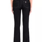 Elegant High-Waisted Dark Blue Denim