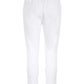 Elegant White Cotton Sweatpants