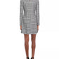 Chic Prince of Wales Check Short Dress