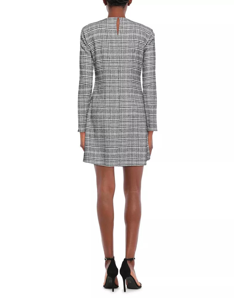 Chic Prince of Wales Check Short Dress