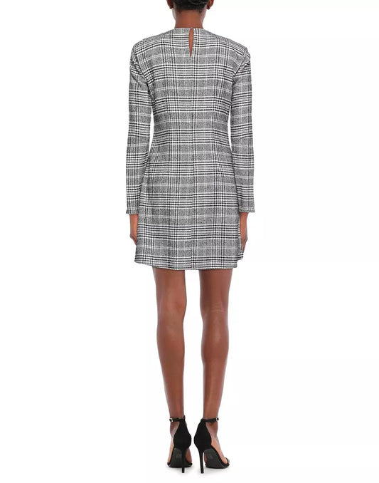 Chic Prince of Wales Check Short Dress