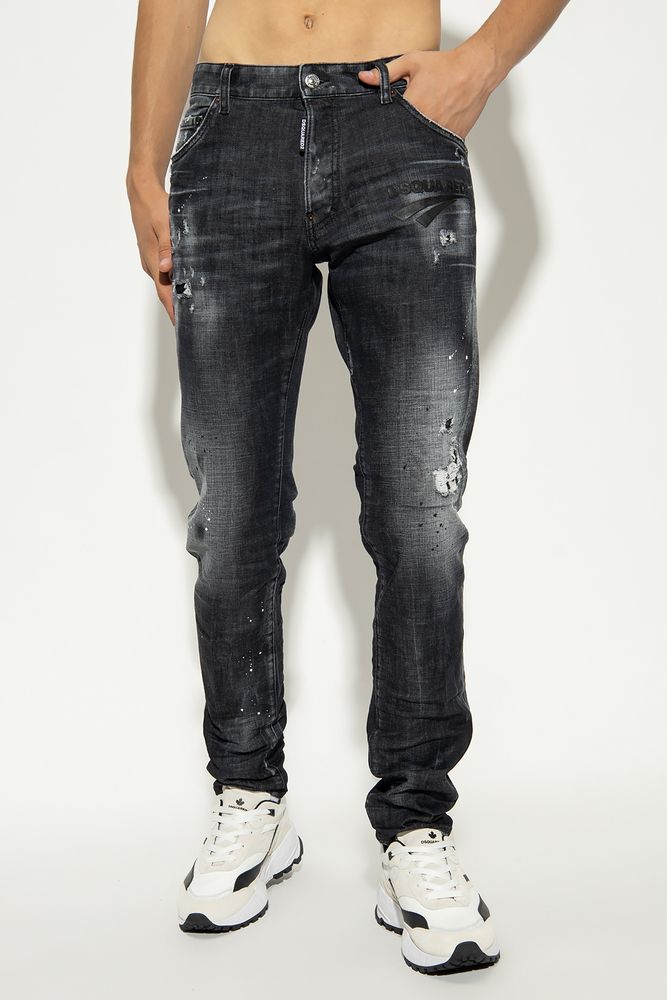 Sleek Slim Fit Black Denim Jeans