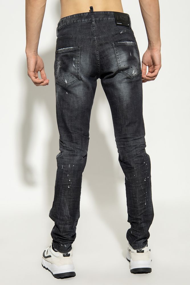 Sleek Slim Fit Black Denim Jeans