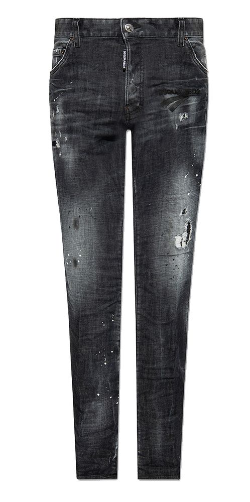 Sleek Slim Fit Black Denim Jeans