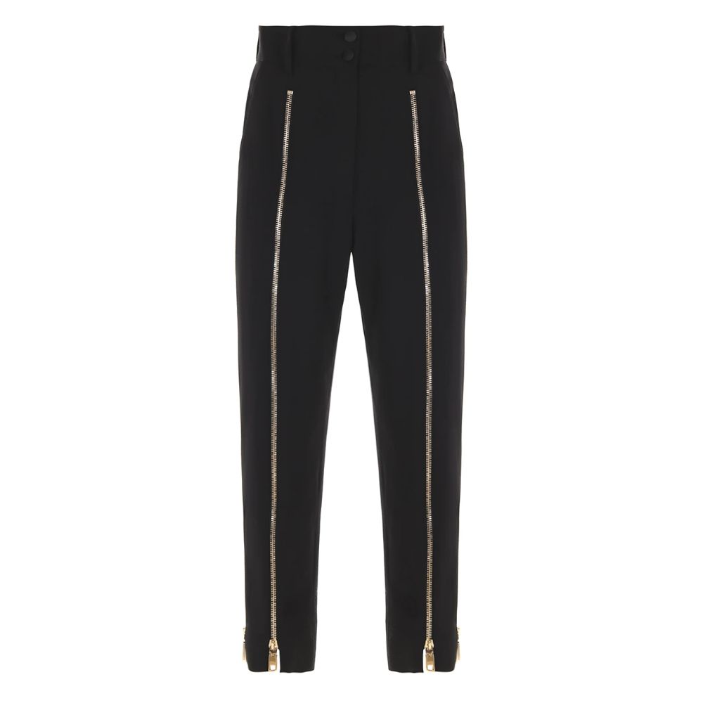 Elegant Virgin Wool Jogging Trousers