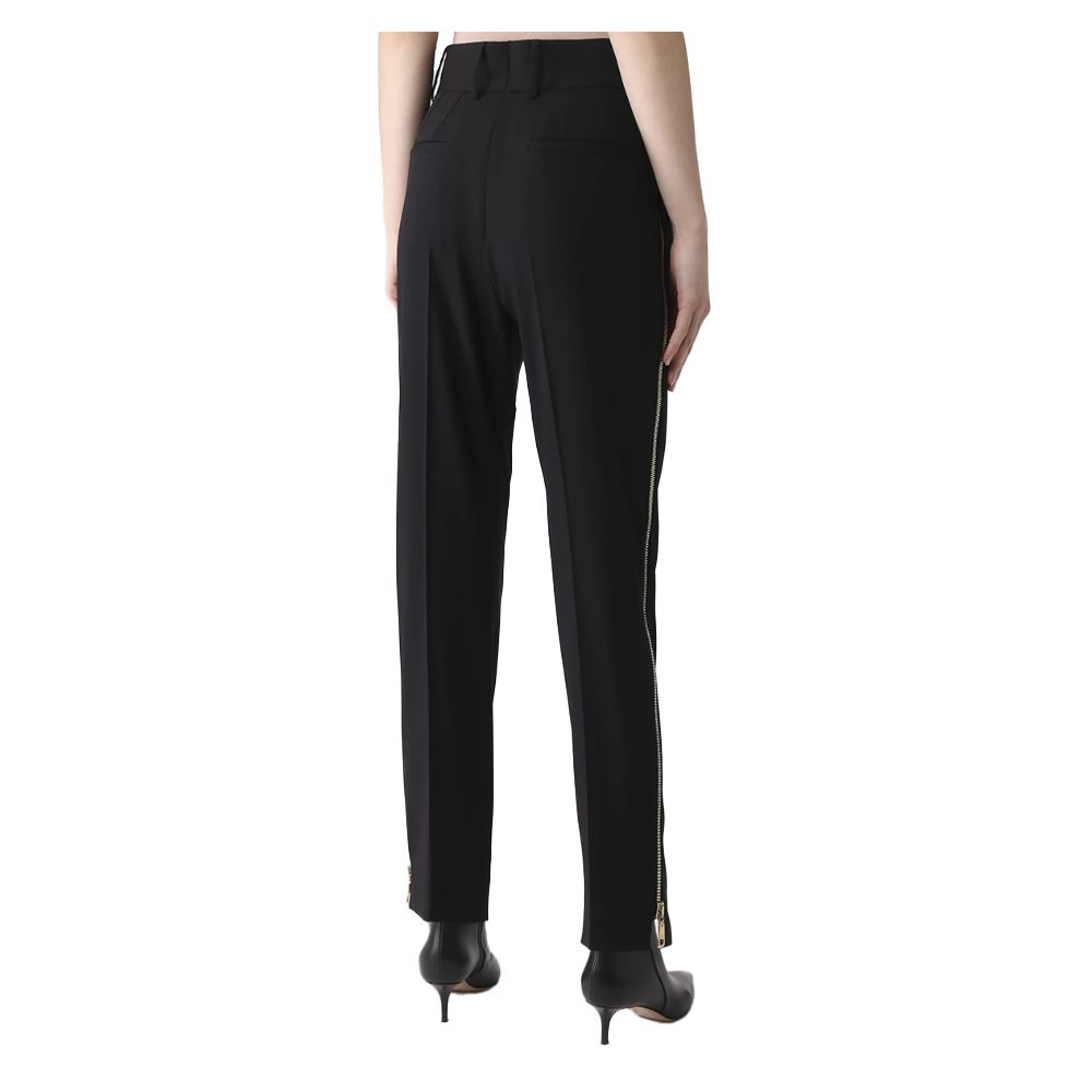 Elegant Virgin Wool Jogging Trousers