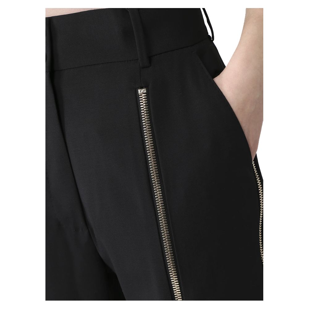 Elegant Virgin Wool Jogging Trousers