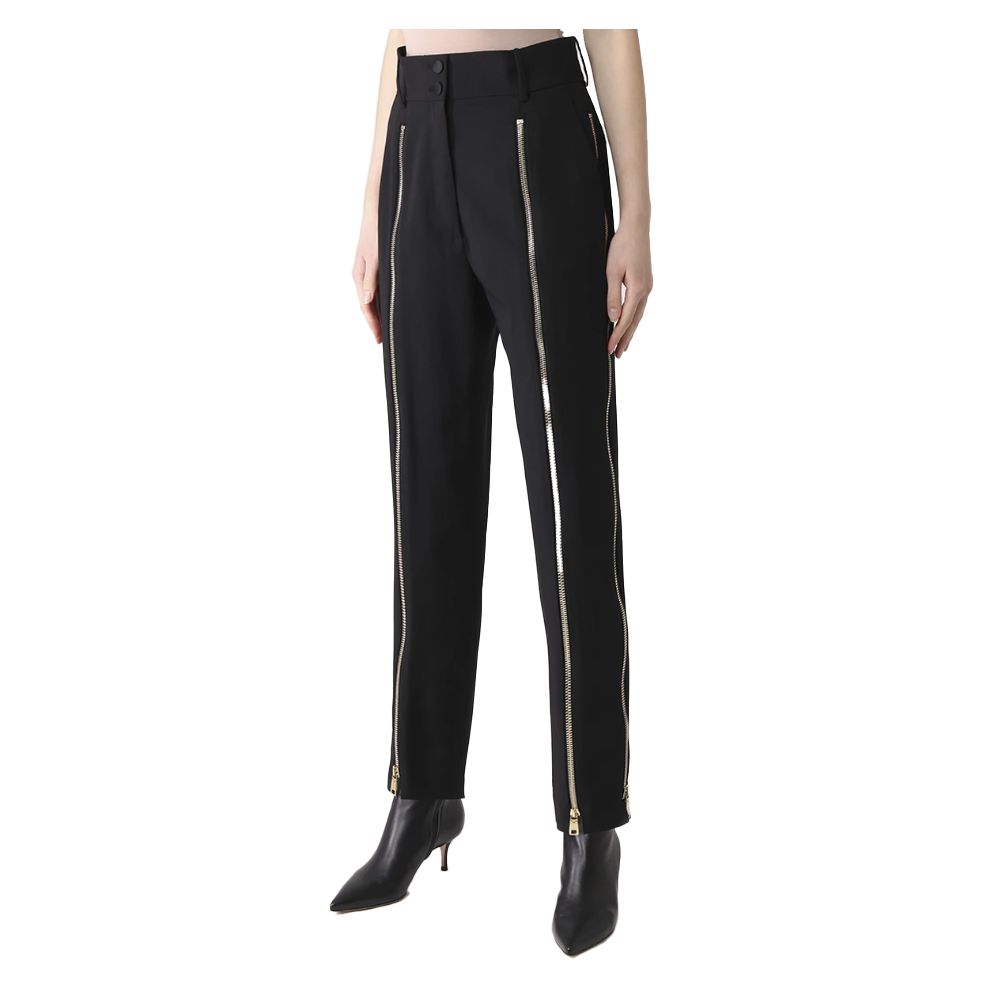 Elegant Virgin Wool Jogging Trousers