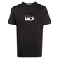 Elevated White Cotton Tee with Embossed Logo