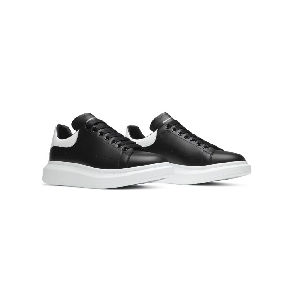 Elevated Classic Leather Lace-Up Sneakers