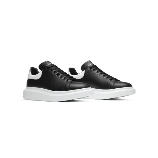 Elevated Classic Leather Lace-Up Sneakers