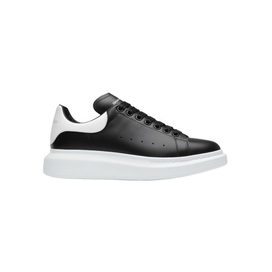 Elevated Classic Leather Lace-Up Sneakers