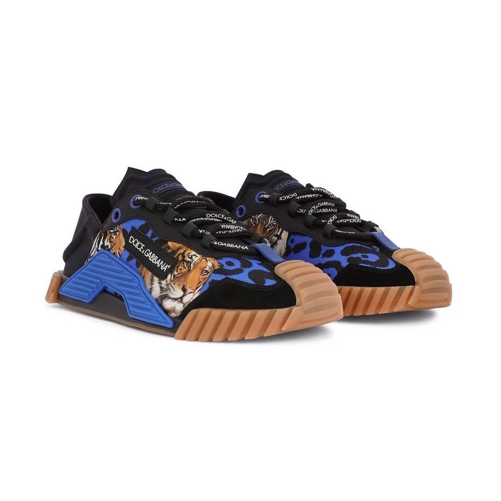 Tiger Print Low-Top Fashion Sneakers