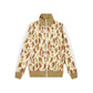 Camouflage Turtleneck Zip-up Jacket
