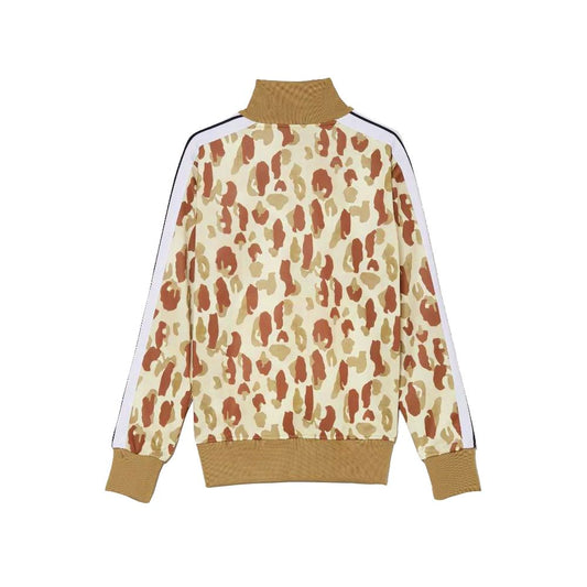 Camouflage Turtleneck Zip-up Jacket