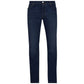 Sleek Dark Blue Slim Fit Denim Elegance