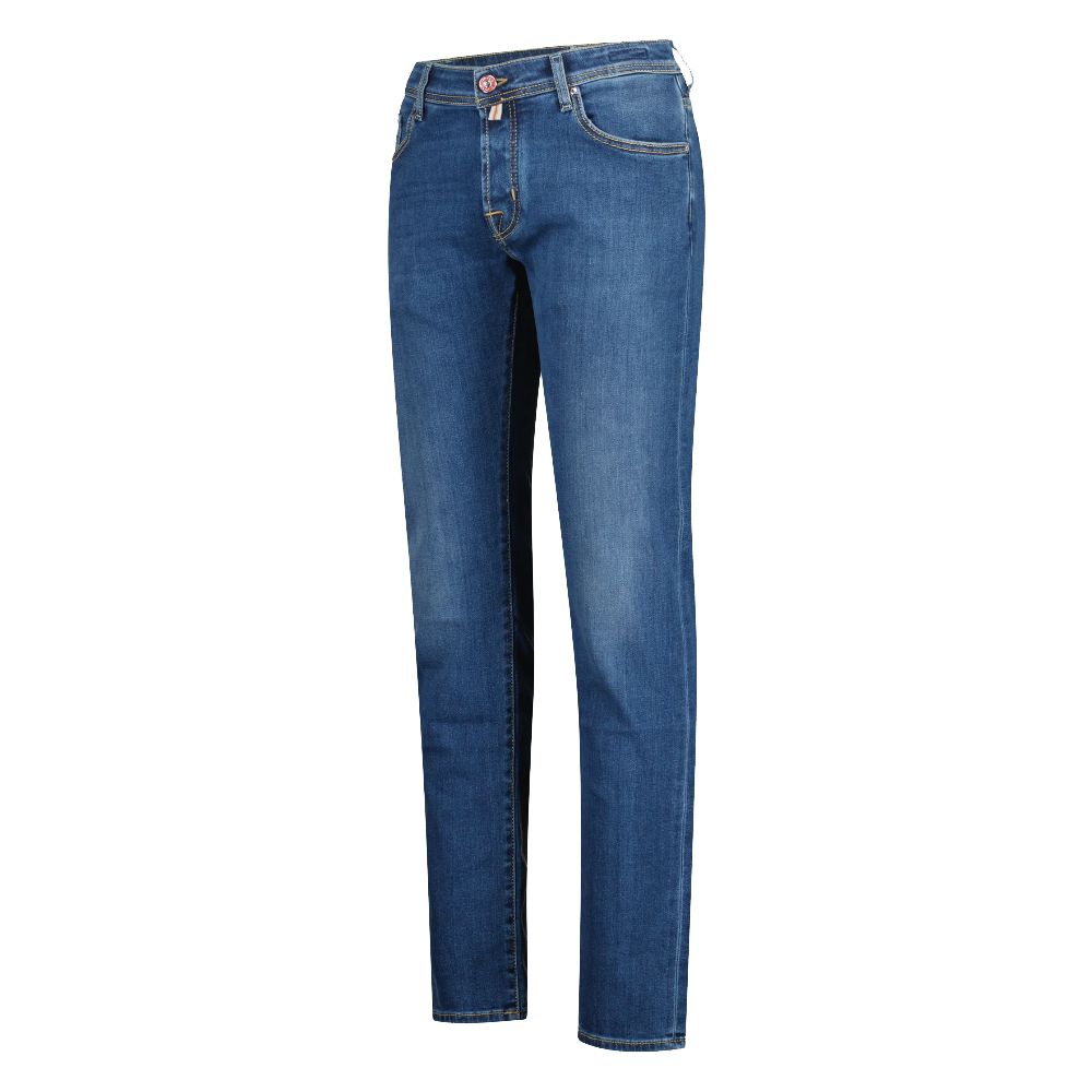 Ultra-Comfy Slim Fit Stretch Jeans in Washed Blue