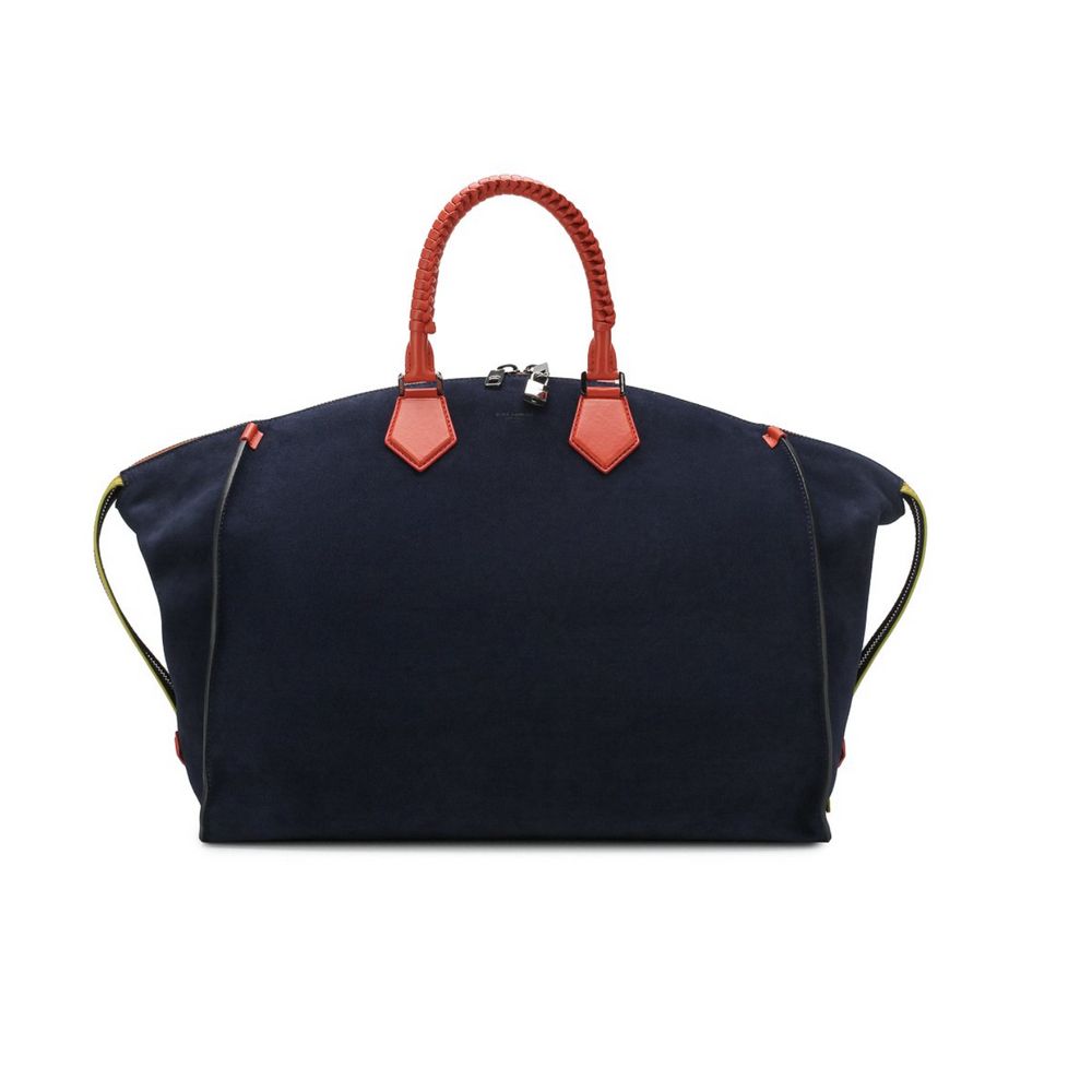 Luxurious Suede Leather Duffle Bag