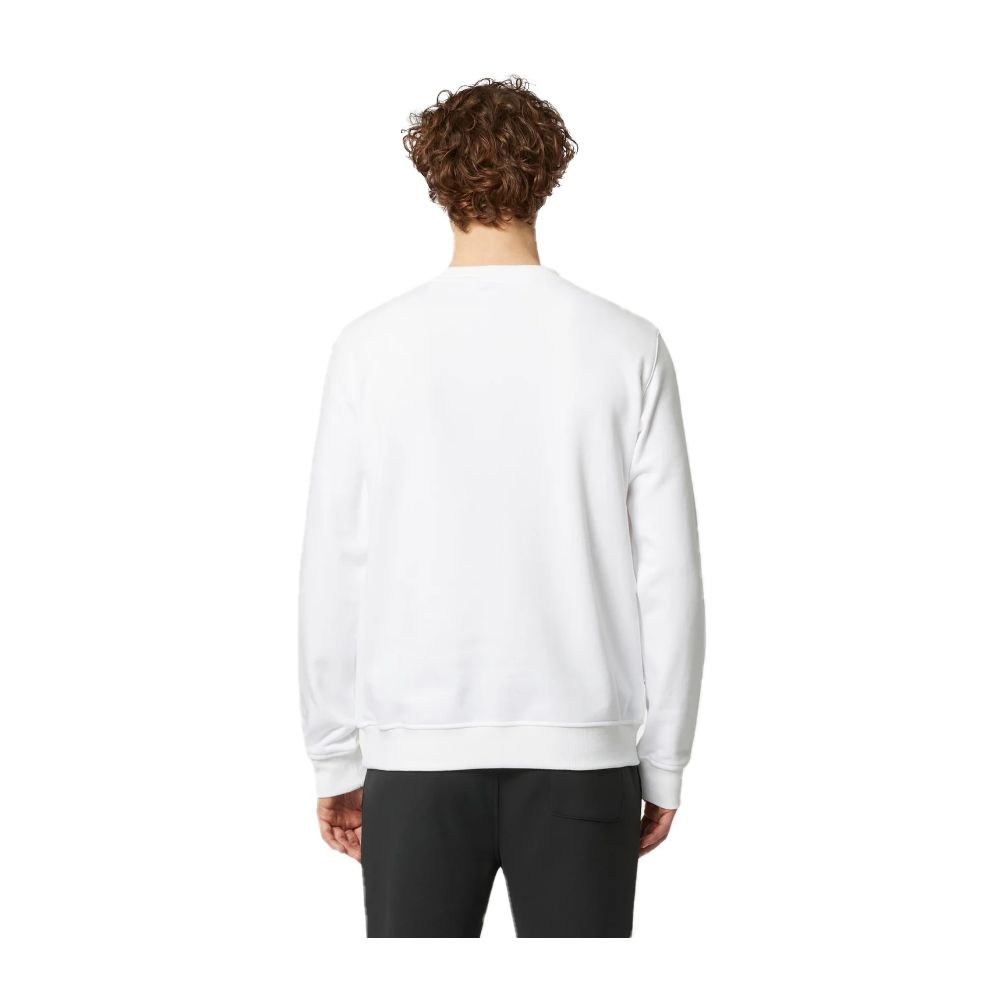 Elegant Unisex White Crewneck Sweatshirt