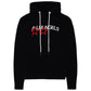 Embossed Logo Cotton Hoodie In Classic Black