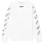 Iconic Long-Sleeved Cotton Tee in Crisp White
