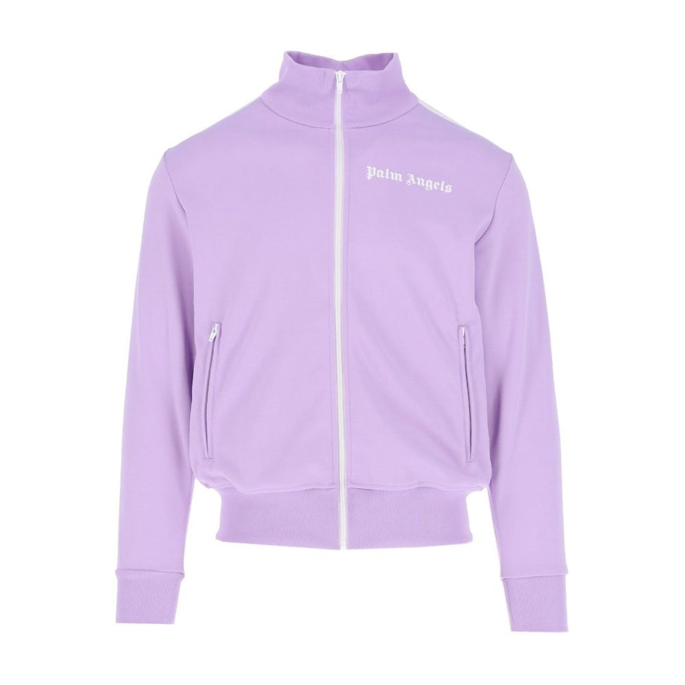 Elegant Lilac Turtleneck Zip Jacket