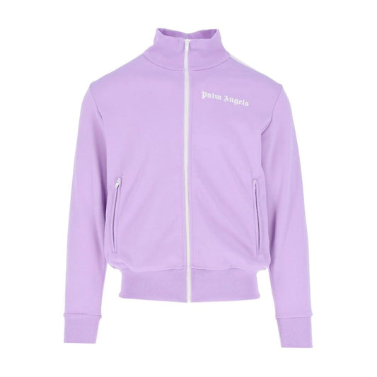 Elegant Lilac Turtleneck Zip Jacket