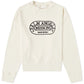Embroidered Cotton Sweatshirt with Logo Detail