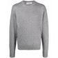 Elegant Gray Wool Sweater for Men
