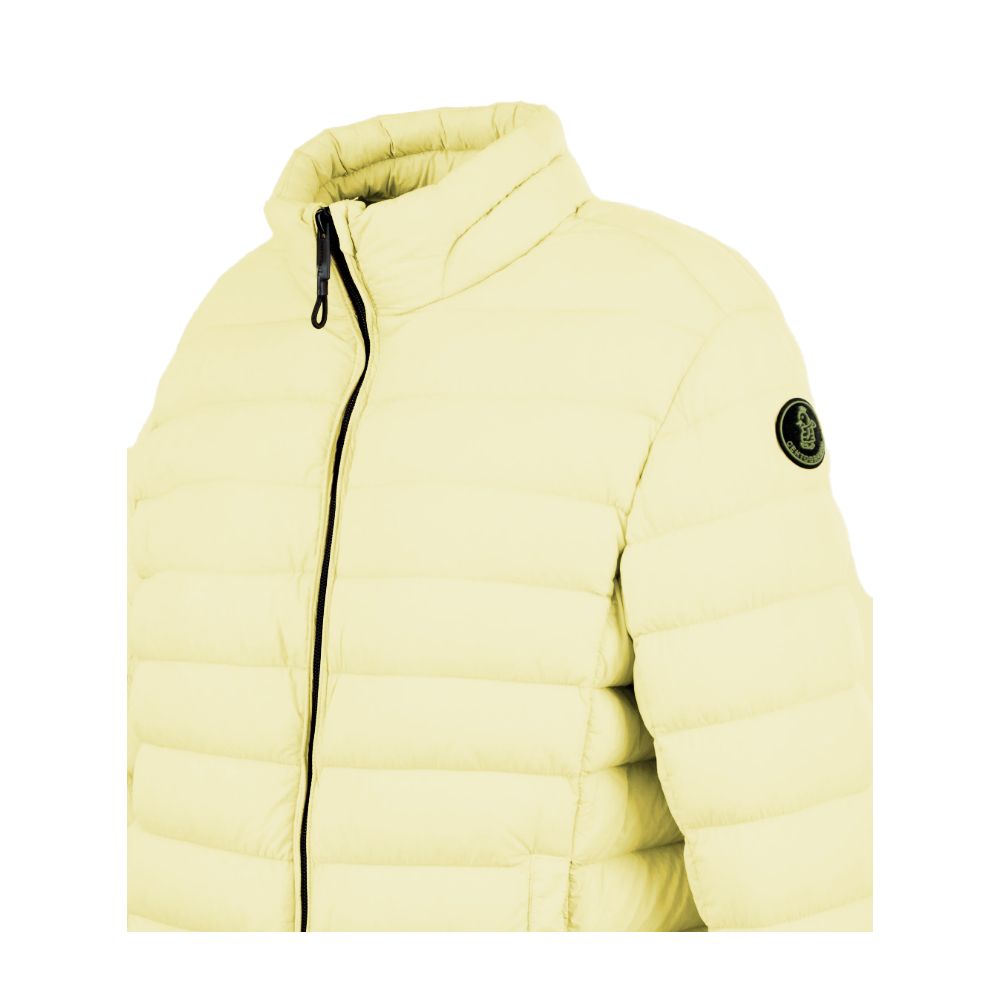 Chic Yellow Nylon Down Jacket