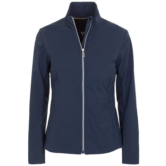 Chic Blue Technical Fabric Jacket