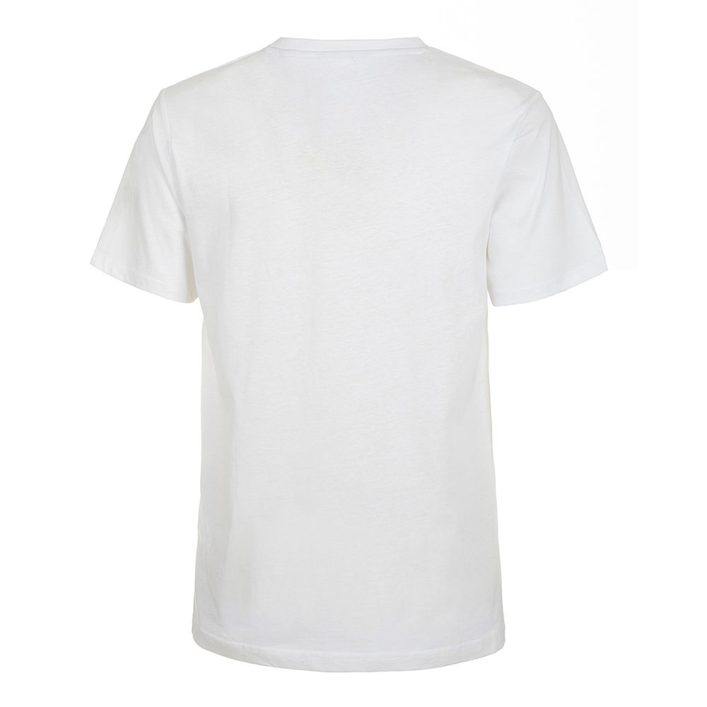 Crisp White Cotton Crewneck Tee