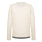 Chic Beige Long Sleeve Cotton Blend Sweater