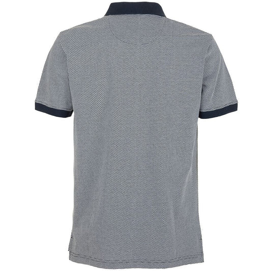 Dapper Polka Dot Cotton Polo - Blue