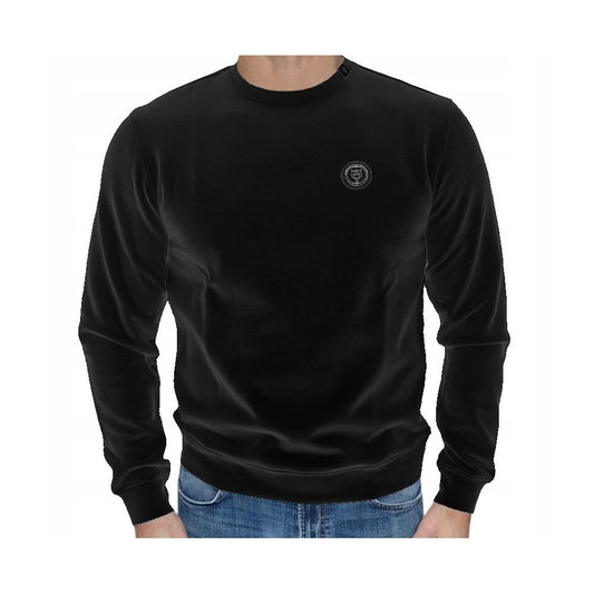 Sleek Cotton Blend Crewneck Sweatshirt