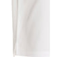 Elegant White Pique Cotton Polo Shirt