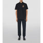 Elegant Black Cotton Polo Shirt