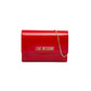 Chic Crimson Crossbody - Varnished Elegance