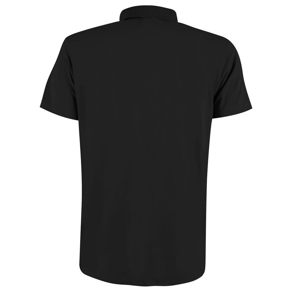 Sleek Black Polo with Stretch Comfort