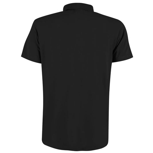 Sleek Black Polo with Stretch Comfort