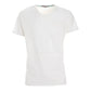 Crisp White V-Neck Tee with Pocket Detail